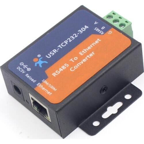 Serial Port USR-TCP232-304 RS485 Serial to Ethernet Converter RS 485 to TCP/IP Ethernet Server Converter Module Support DHCP/DNS