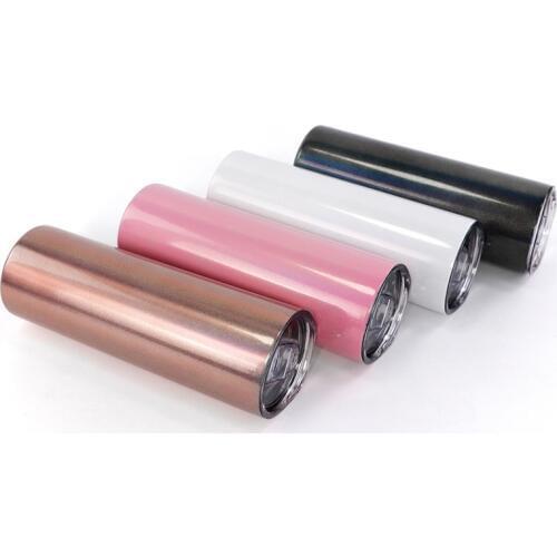 Blank Sublimation 600ML Color Pearl Steel Bottle Mugs Transfer Prtinting by Sublimation INK DIY Transfer Heat Press Printing