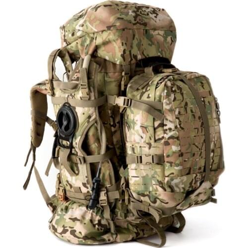 Akmax ILBE Military Tactical Backpacks Nylon Survival Combat Field Backpack Army Rucksack For Men 80L Outdoor Camping Hiking Bag