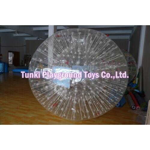 Space zorbit ball; inflatable air rolling balloon, hamster human zorb ball