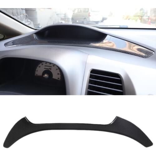 Central Control Speedometer Trim Carbon Fiber Texture Black ABS Fit for Honda Civic 8th 2006 2007 2008 2009 2010 2011