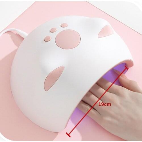 Cat Paw Design Nail Gel Curing Lamp Lovely Glue 60W LED Nail Dryers UV Light For Gel Nails Shop DIY Manicure Tools Dating Nails