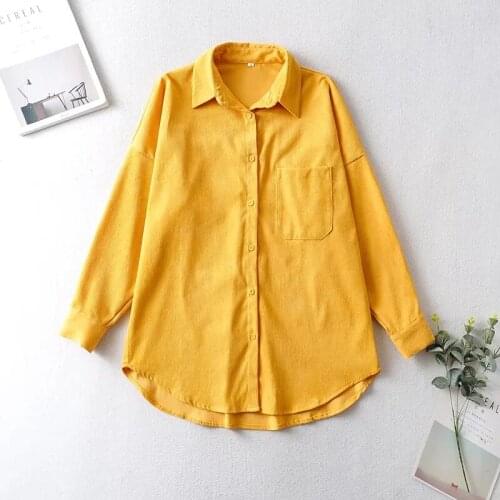 ZXQJ Yellow Blouses