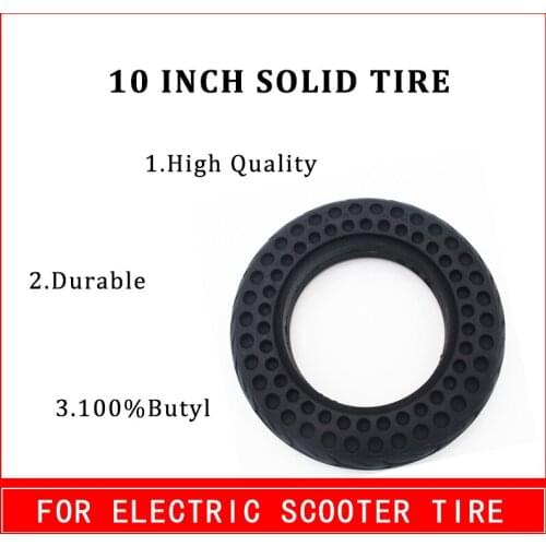 10x2.0 10 Inch Solid Tire Honeycomb Tire Scooter Accessories High Quality Elastic Durable Electric Scooters Explosion-proof Tyre