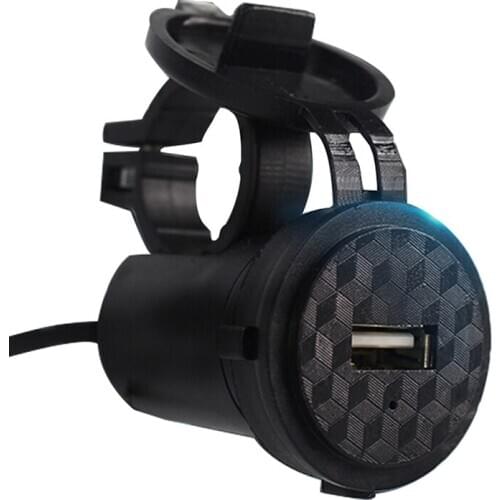 12V USB Charger Socket Adapter Power For Car Motorcycle Handlebar Waterproof 3.2*4.3cm
