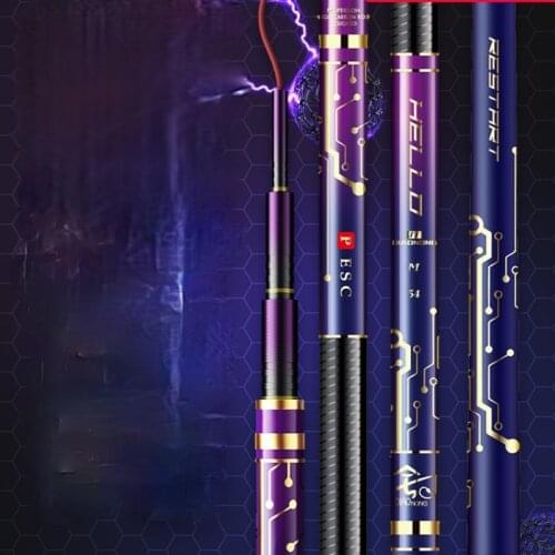 28/19 Tune Carp Fishing Pole Hand Olta Vara De Pesca Carbon Fiber Fishing Canne Fishing Gear 4H 6H Hardness Taiwan Fishing Rod