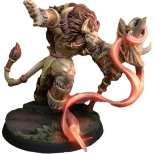 56mm 38mm Resin Model Minotaur Warrior Figure Unpainted DW-013