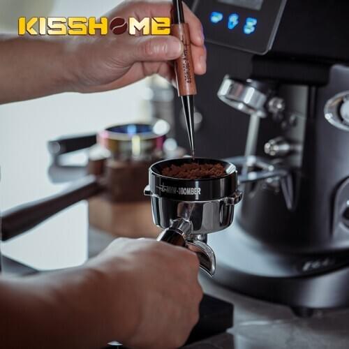 58mm Stainless Steel Dosing Ring With Magnet,Portafilters Coffee Filter Catcher Replacement Ring For Espresso Brewing