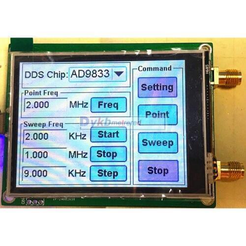 AD9833 Signal generator DDS signal source Sine wave triangular wave square wave /frequency sweep LCD display PC Software control