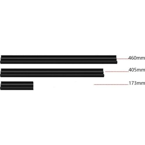 Black Aluminum 2040 Profile Extrusion Frame Length 173mm 405mm 460mm For DIY CR10 3D Printer