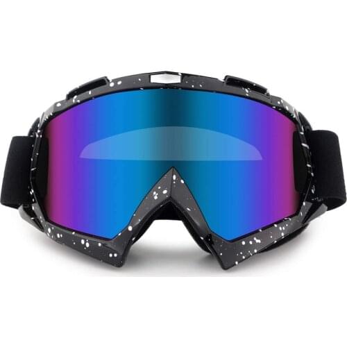Colorful clear lens motorbike eye protection universal dirt pit bike Off-road racing motorcycle glasses motocross goggles
