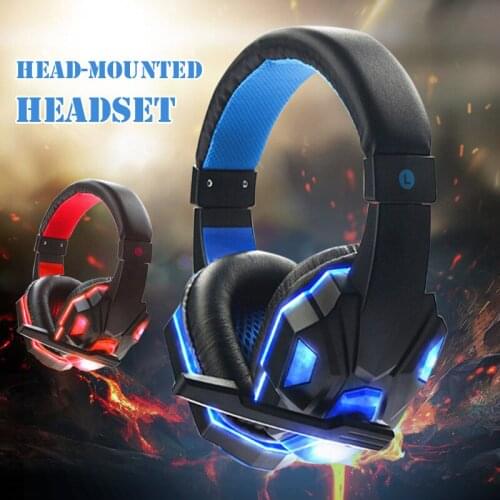 Gaming Headset Stereo Headphone with Noise-cancelling Microphone for PC Computer Phone ND998