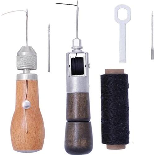 Leather Sewing Machine Manual Handmade Custom Creative DIY Shoes Box Clothing Luggage Needle Engraving Craft Hand Tools