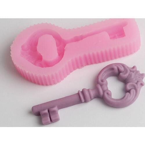 Luyou 3D Key Fondant Cake Lace Mold Tools silicone mold keys cake decorated kitchen cooking tools FM1298