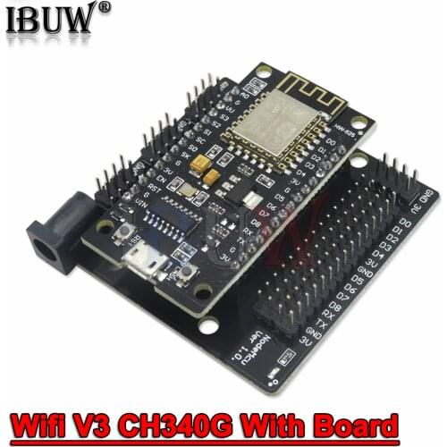 Node MCU Development Kit V3 CH340 NodeMCU + Motor Shield ESP8266 ESP-12E DIY RC toy remote control lua Wifi LOT smart car ESP12E