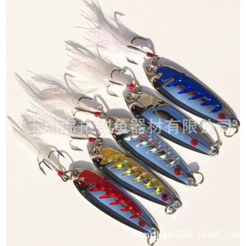 Whole Sale 200pcs/lot spoon lures metal sequins Lure bait Interfax 10 g