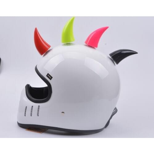 Helmet Devils Horn Angle Horns With Sucker Motorcycle Helmet Headwear Accessories Suction Cups Horns Decoration