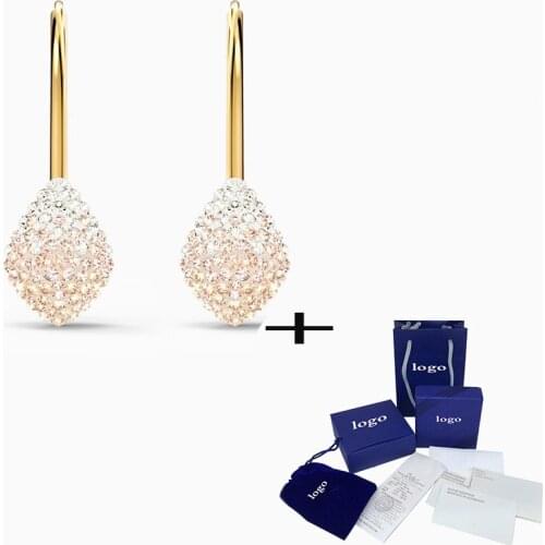 SWA 2020 New Exquisite Design Fun Hook Earrings, Fashionable And Unique Jewelry Most Romantic Valentines Day Gift For The Wife