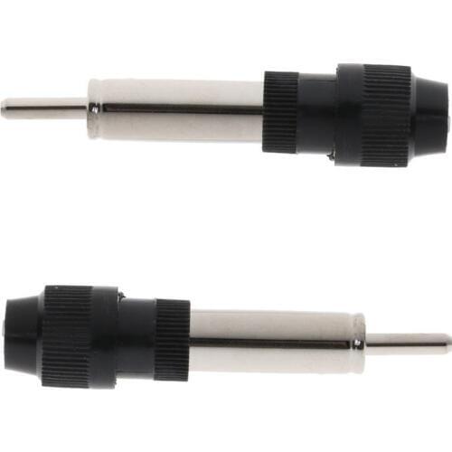 New 2 Pcs Male Car Auto CD Radio Steoro Aerial ANTENNA PLUG Repair Adapter Connector Plastic Handle DIY Aerial Adapter Socket