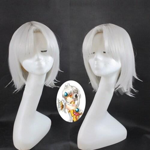 Game ELSWORD Eve Cosplay Wigs Halloween Party Heat Resistant Synthetic Hairwear+Wig Cap