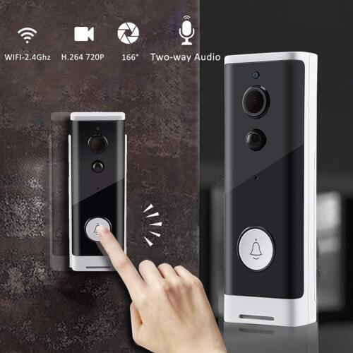 M200A Wireless HD Visual WIFI Doorbell Infrared Waterproof Night Vision Remote Monitoring 720p Intercom Doorbell Security Camera