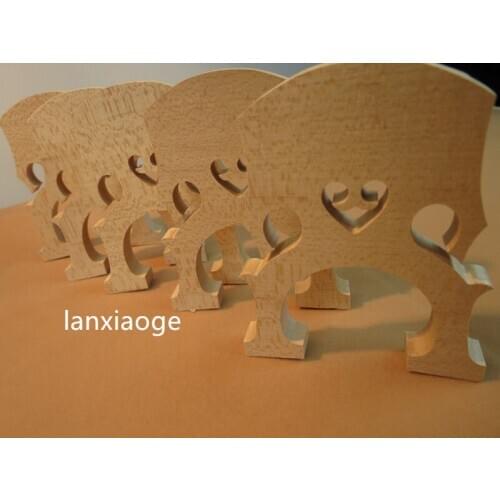 Cello part,15pcs french Good maple cello bridges 4/4 laser preci