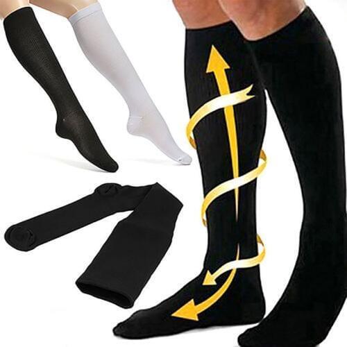 High Compression Unisex Antifatigue Socks Flight Travel Anti-fatigue Knee High Stockings Anti Fatigue Sock