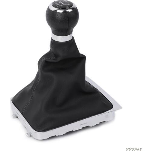 Gear Shift Knob Lever Gaiter Boot Cover Case For Volkswagen VW Passat B6 2005 2006 2007 2008 2009 2010 2011 Car Styling