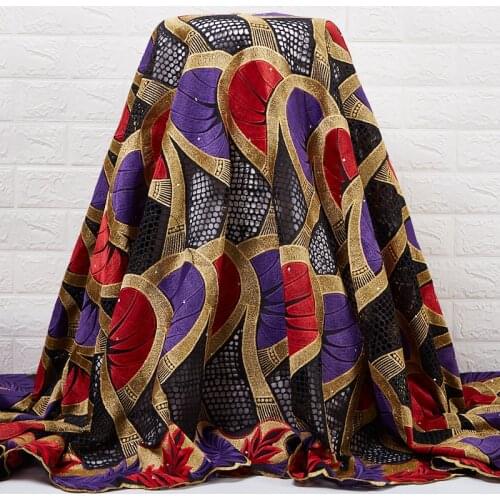 Zhenguiru Black And Red African Lace Fabrics 2021 New Swiss Voile 100 % Cotton Fabric Sweing Embroidery Wedding Women DressA2481