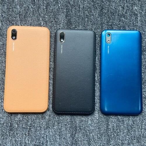 10/PCS For Huawei Y5 2019 AMN-LX9 LX1 LX2 LX3 Back Battery Cover Back Housing Glass Rear Door Case With Camera Lens Replacement