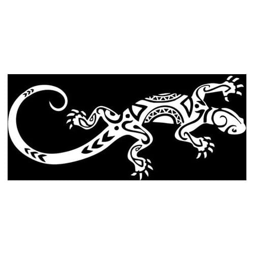 15.7*6.9CM Funny Reptile Lizard Decor Car Stickers Vinyl Bumper Car Window