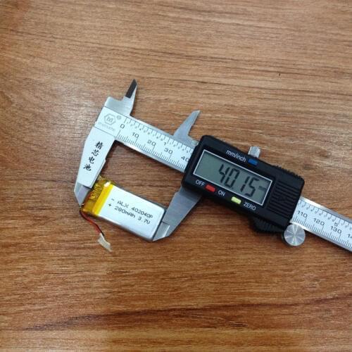3.7V polymer lithium battery 402040 MP3 MP4 Bluetooth audio 240MAH mouse recording pen
