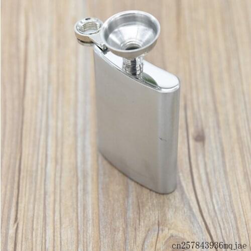 50pcs 4 OZ Hip Flasks Liquor Whisky Flask with Screw Cap Alcohol Flasks Funnel Cap Stainless Steel