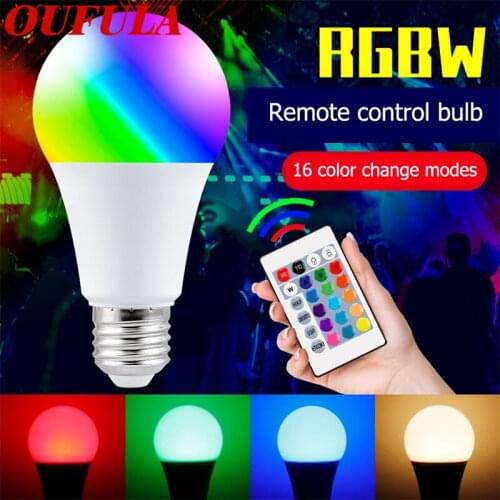 8M RGB Bulb Light Smart Remote Control Colorful 10W15W Bulb 16 Colors