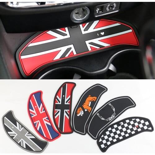Car Cup Coffee Cushion Storage Coaster Central Control Groove Auto Non-slip Mat Pad For Mini Cooper One Clubman F54 Accessories
