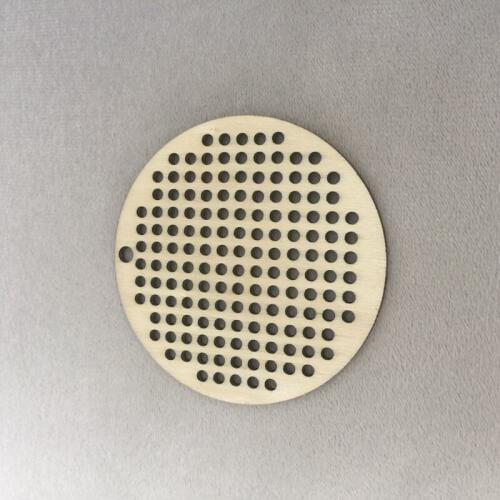 Free shipping 20pcs 80*80mm Large Circle Pendant Counted Cross Stitch Kit