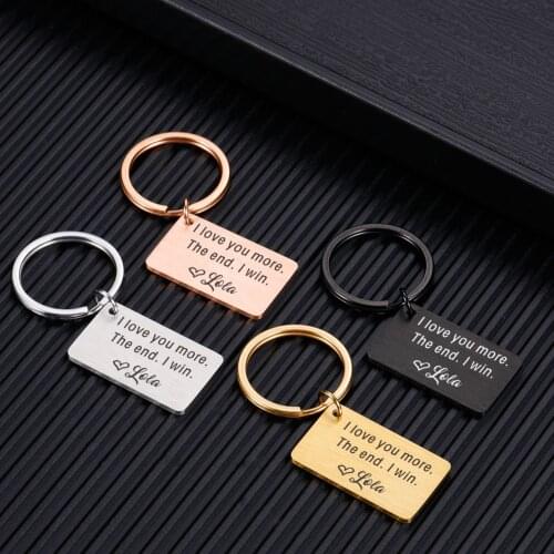 Drive Safe Key Chain Custom Engraved Keyring Drive Safe I Need You Here with Me for Couples Men Women Husband Gift Keychains