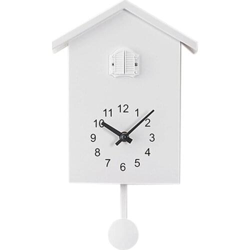 Cuckoo Clock Wall Clock- Movement Chalet-Style , Minimalist Modern Design
