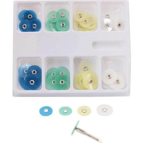 80Pcs Dental Disc Dental Polishing Strips Mandrel Set Dental Supplies Resin Filling Material Dentist Tools Dental Lab Instrument