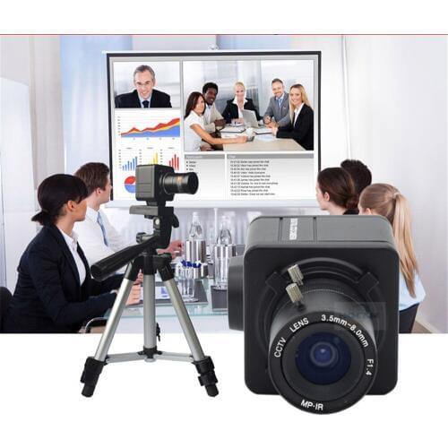 HQCAM 4.0MP Manual zoom 3.5-8mm camera With Digital for Back light Capture mini USB BOX camera Teaching camera, video conferen
