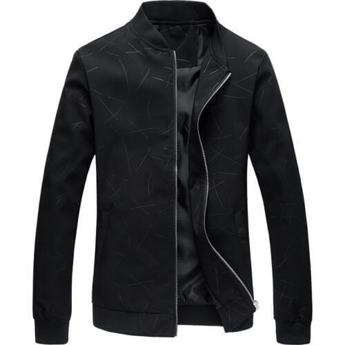 HCXY mens casual jacket 2020 New Spring Jackets and Coats for men Casual Solid Color Stand Collar fashion Jacket Male
