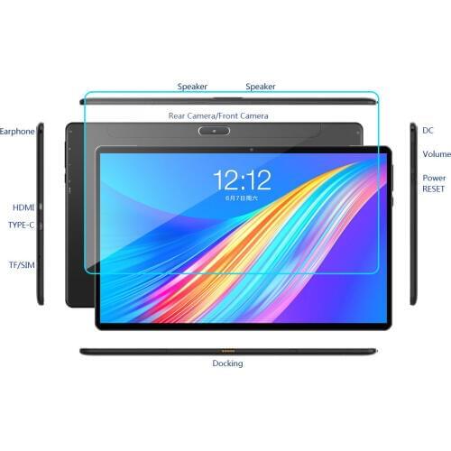 Myslc Tempred glass protector for Teclast M16 2 in 1 Tablets 11.6" Android Tablet PC Helio X27 Deca Core