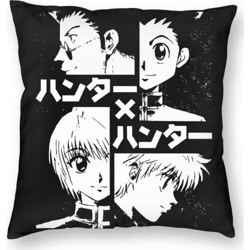 The Hunters Hunter X Hunter Pillowcase Home Decorative Hxh Cushion Cover Throw Pillow for Living Room Double-sided Printing