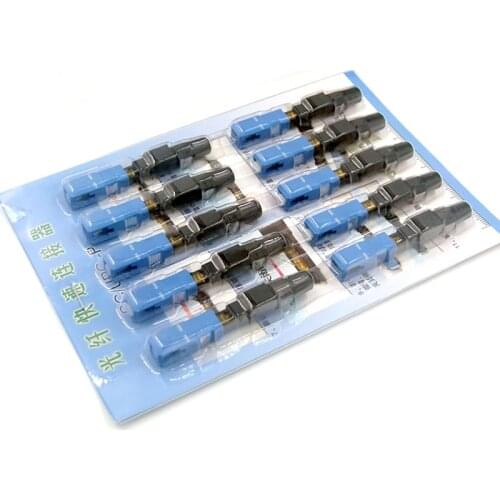 Special Wholesale New FTTH Embedded SC Optical Fiber Fast Connector Rapid Cold Quick Splice Cable Telecom 100pcs/lots FOR Russia