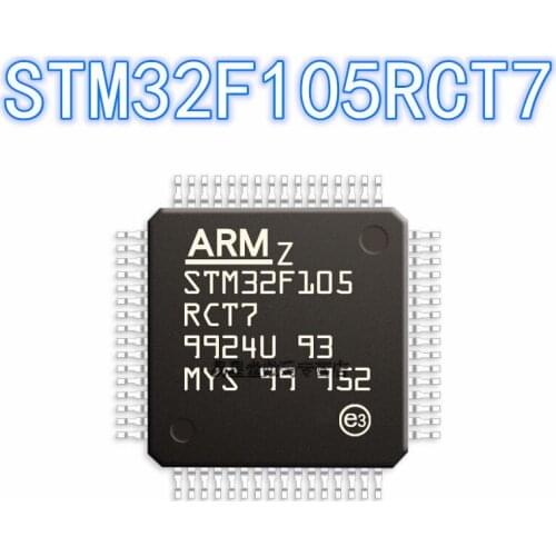 1PCS 100% new original authentic STM32F105RCT7 QFP-64 32F105RCT7 QFP64 32-bit microcontroller chip