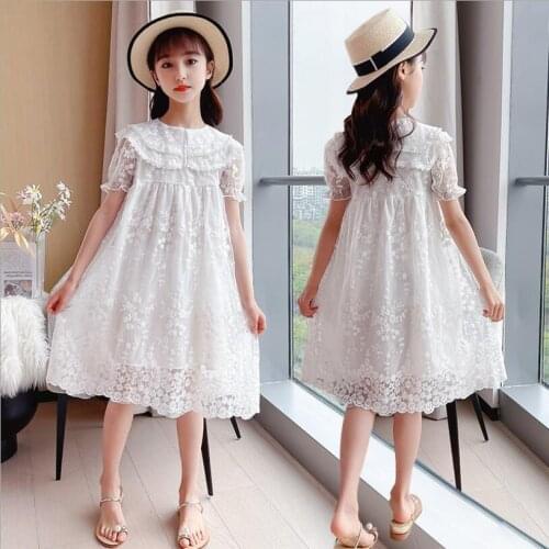 Kids girl party dresses 2021 new fashion high-grade children clothing wholesale 6pcs/lot