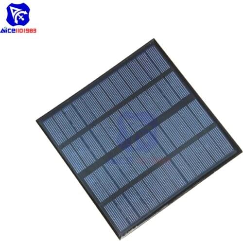 Diymore 12V 250mA Solar Panel 3W 145145mm for Solar Lamp Toys Chargers