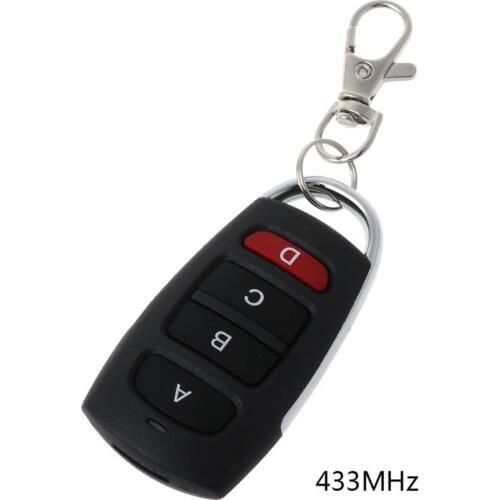 Universal 4 Button Clone Cloning Copy Code Car Key Duplicator Wireless Remote Control for Electric Garage Gate Door Opener