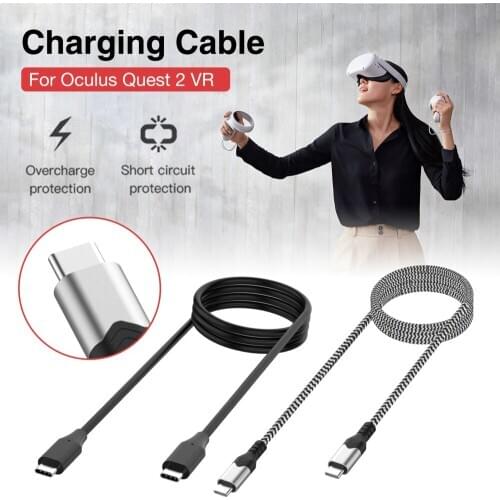 3m USB Cable Charging Charger For Oculus Quest 2 VR High-speed Transmission Data Type-C Cable For Quest2 VR Headset Accessories