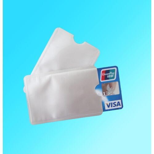RFID Blocking Sleeve Anti Theft Credit Card Protector Secure Aluminum Protect your money and ID (pack of 20)
